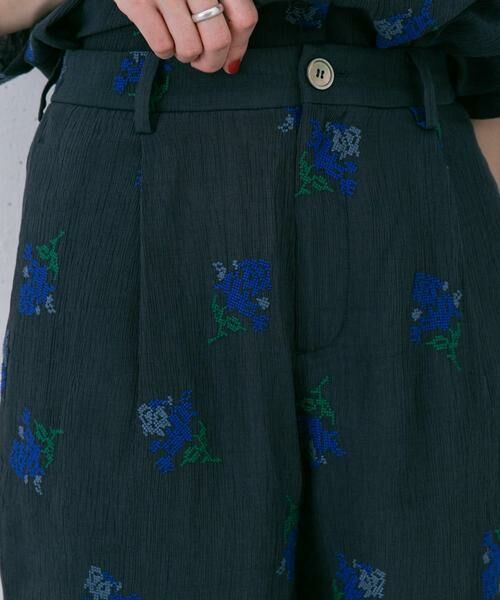 KBF / ケービーエフ ショート・ハーフ・半端丈パンツ | エンブロイダリーショートパンツ | 詳細10