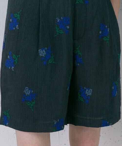 KBF / ケービーエフ ショート・ハーフ・半端丈パンツ | エンブロイダリーショートパンツ | 詳細13