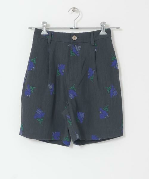KBF / ケービーエフ ショート・ハーフ・半端丈パンツ | エンブロイダリーショートパンツ | 詳細14