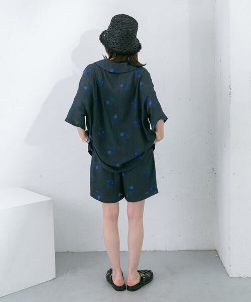 KBF / ケービーエフ ショート・ハーフ・半端丈パンツ | エンブロイダリーショートパンツ | 詳細6