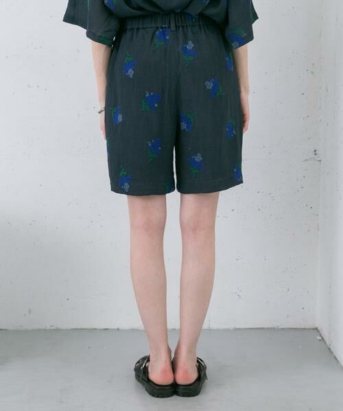 KBF / ケービーエフ ショート・ハーフ・半端丈パンツ | エンブロイダリーショートパンツ | 詳細9