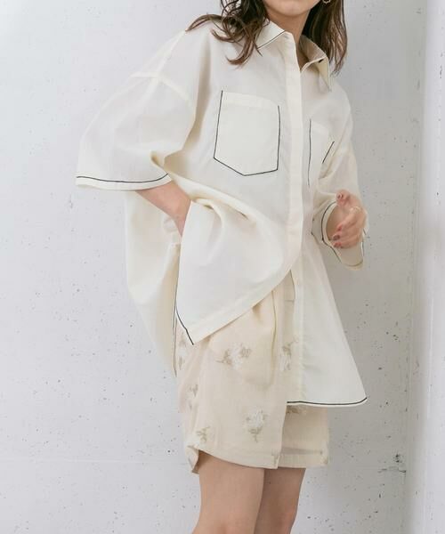 KBF / ケービーエフ ショート・ハーフ・半端丈パンツ | エンブロイダリーショートパンツ | 詳細17