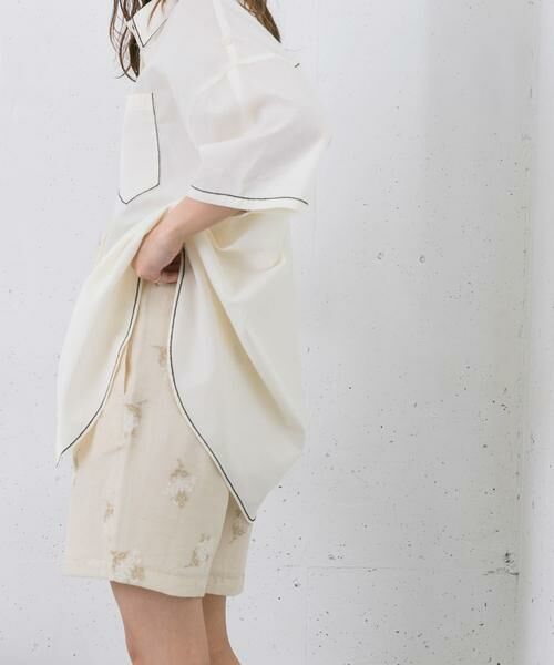 KBF / ケービーエフ ショート・ハーフ・半端丈パンツ | エンブロイダリーショートパンツ | 詳細18