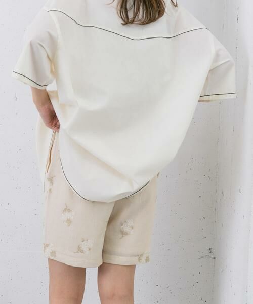 KBF / ケービーエフ ショート・ハーフ・半端丈パンツ | エンブロイダリーショートパンツ | 詳細19