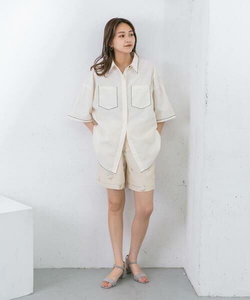 KBF / ケービーエフ ショート・ハーフ・半端丈パンツ | エンブロイダリーショートパンツ | 詳細20