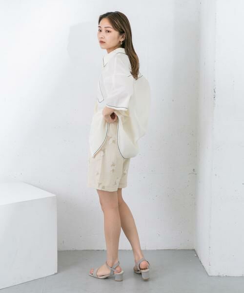 KBF / ケービーエフ ショート・ハーフ・半端丈パンツ | エンブロイダリーショートパンツ | 詳細21