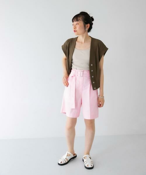 KBF / ケービーエフ ショート・ハーフ・半端丈パンツ | ベルテッドコーティングハーフパンツ | 詳細19