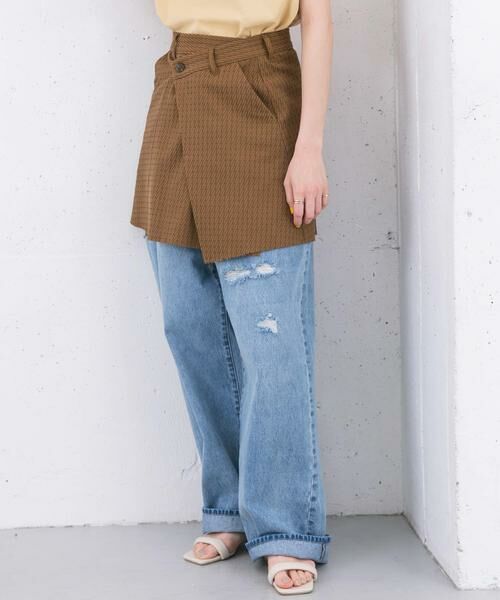 KBF / ケービーエフ スカート | リメイクラップミニスカート | 詳細2