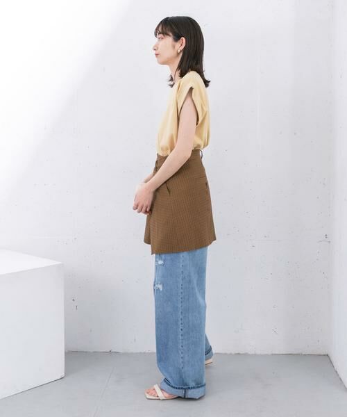 KBF / ケービーエフ スカート | リメイクラップミニスカート | 詳細4