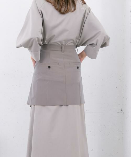 KBF / ケービーエフ スカート | リメイクラップミニスカート | 詳細15