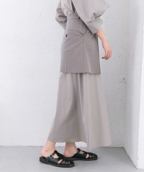 KBF / ケービーエフ スカート | リメイクラップミニスカート | 詳細16