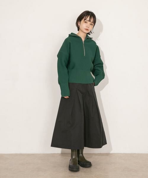 KBF / ケービーエフ スカート | タックミディスカート | 詳細11
