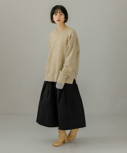 KBF / ケービーエフ スカート | タックミディスカート | 詳細3