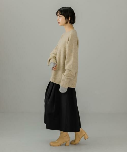 KBF / ケービーエフ スカート | タックミディスカート | 詳細4