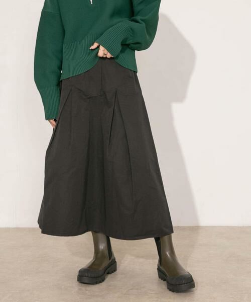 KBF / ケービーエフ スカート | タックミディスカート | 詳細6
