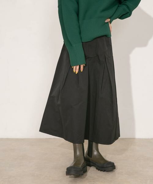KBF / ケービーエフ スカート | タックミディスカート | 詳細7