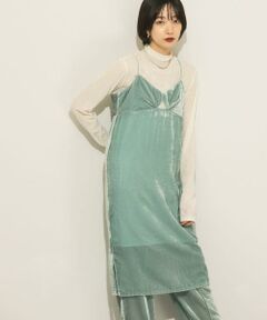 KBF / ケービーエフ ワンピース | ベロアキャミワンピース