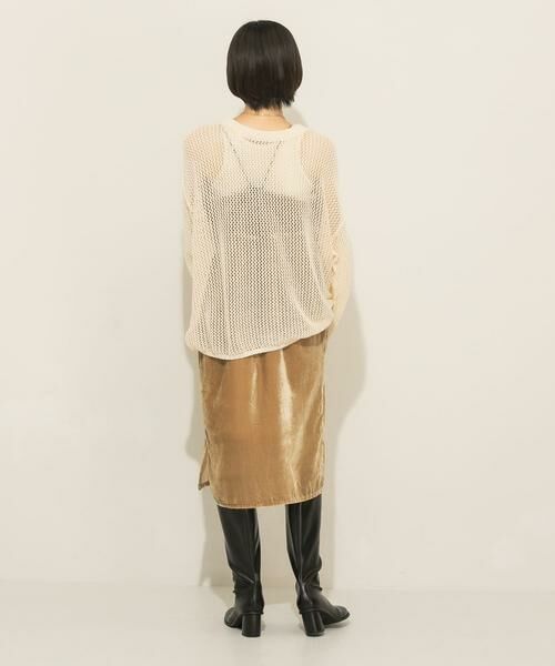 KBF / ケービーエフ ワンピース | ベロアキャミワンピース | 詳細19