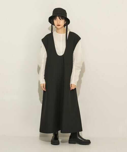 KBF / ケービーエフ ワンピース | Uネック2WAYジャンパースカート | 詳細6
