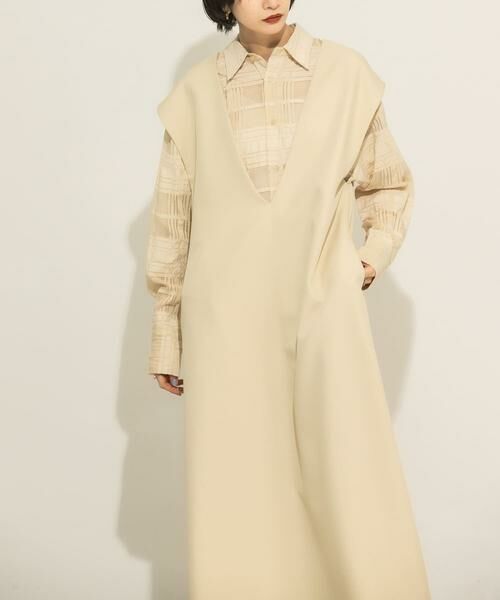 KBF / ケービーエフ ワンピース | Uネック2WAYジャンパースカート | 詳細15