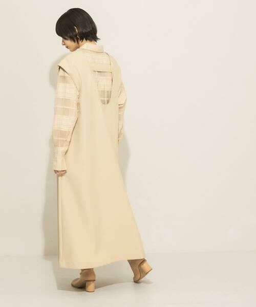 KBF / ケービーエフ ワンピース | Uネック2WAYジャンパースカート | 詳細21