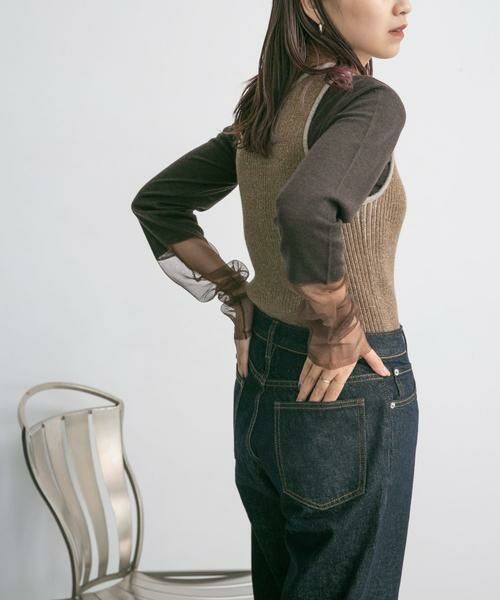 KBF / ケービーエフ タンクトップ | アメスリニットタンクトップ | 詳細3