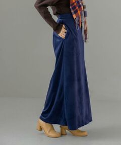 KBF / ケービーエフ スカート | ベロアセミフレアスカート