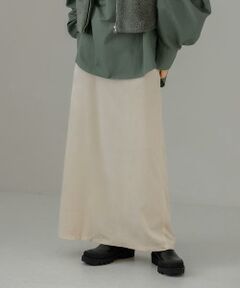 KBF / ケービーエフ スカート | ベロアセミフレアスカート