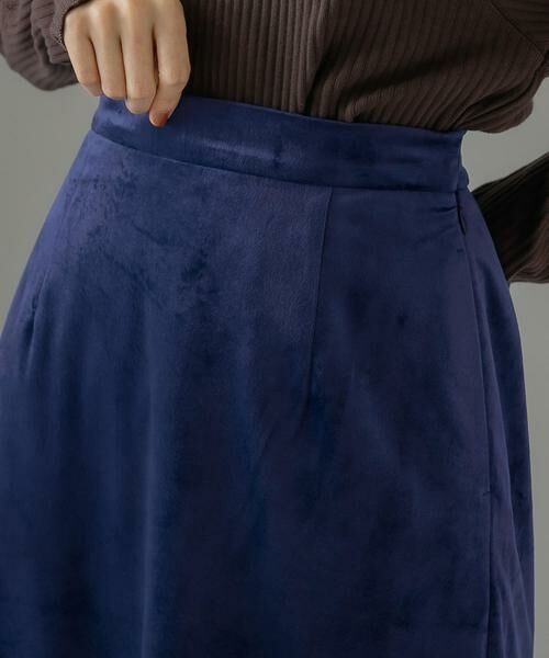 KBF / ケービーエフ スカート | ベロアセミフレアスカート | 詳細10