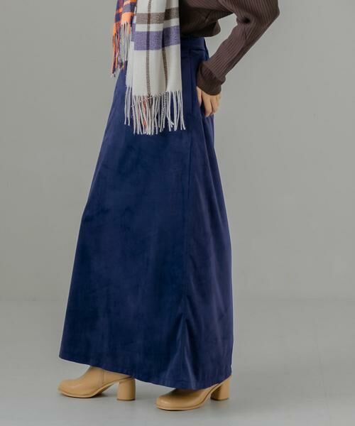 KBF / ケービーエフ スカート | ベロアセミフレアスカート | 詳細2