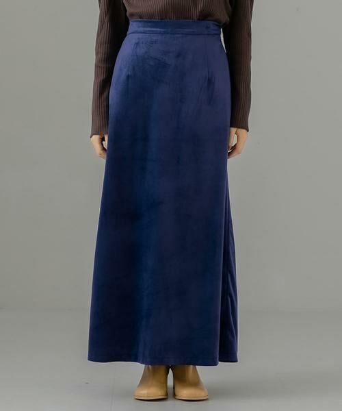 KBF / ケービーエフ スカート | ベロアセミフレアスカート | 詳細7