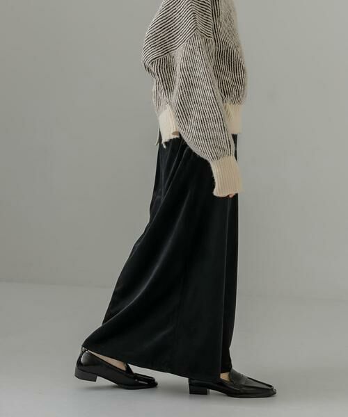 KBF / ケービーエフ スカート | ベロアセミフレアスカート | 詳細21