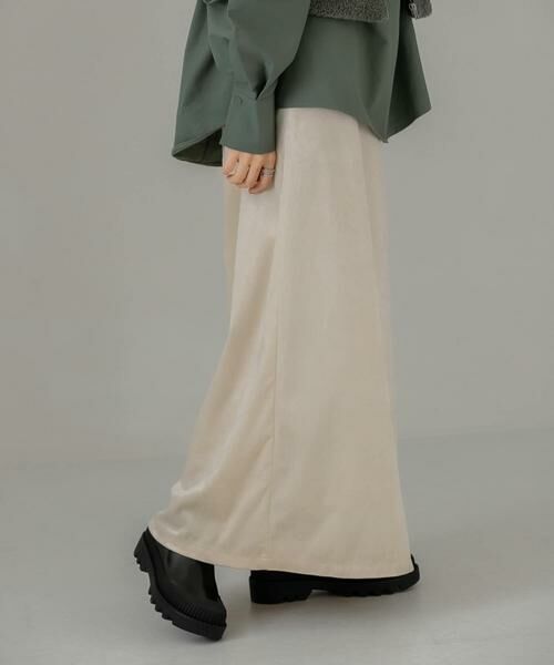 KBF / ケービーエフ スカート | ベロアセミフレアスカート | 詳細27