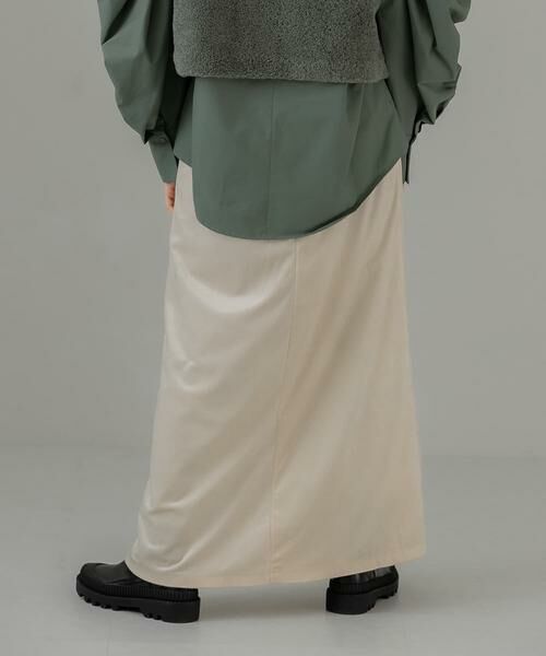 KBF / ケービーエフ スカート | ベロアセミフレアスカート | 詳細28