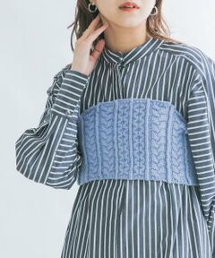 KBF / ケービーエフ その他トップス | ケーブルMIXニットビスチェ