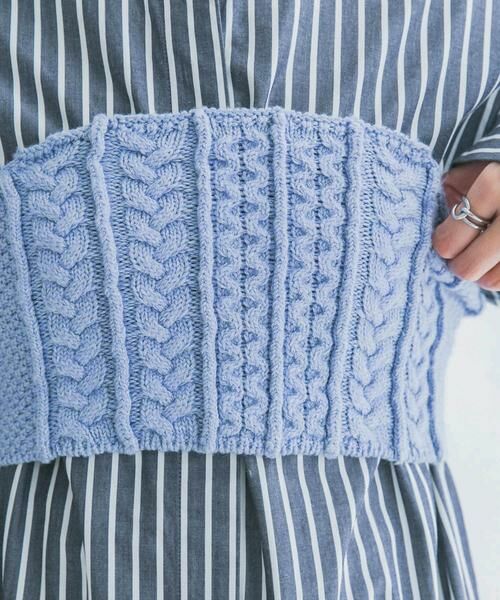 KBF / ケービーエフ その他トップス | ケーブルMIXニットビスチェ | 詳細12