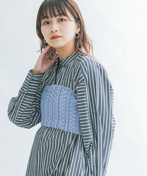 KBF / ケービーエフ その他トップス | ケーブルMIXニットビスチェ | 詳細6