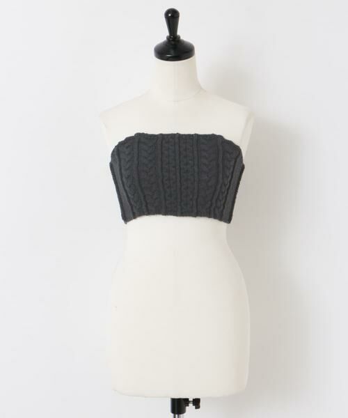 KBF / ケービーエフ その他トップス | ケーブルMIXニットビスチェ | 詳細25