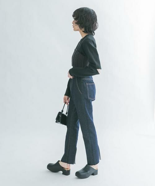 KBF / ケービーエフ その他トップス | ケーブルMIXニットビスチェ | 詳細20