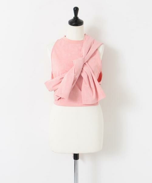 KBF / ケービーエフ Tシャツ | 2WAYバックリボンカットソー | 詳細14