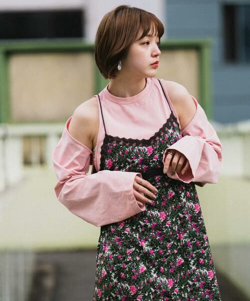 KBF / ケービーエフ Tシャツ | 2WAYバックリボンカットソー | 詳細3