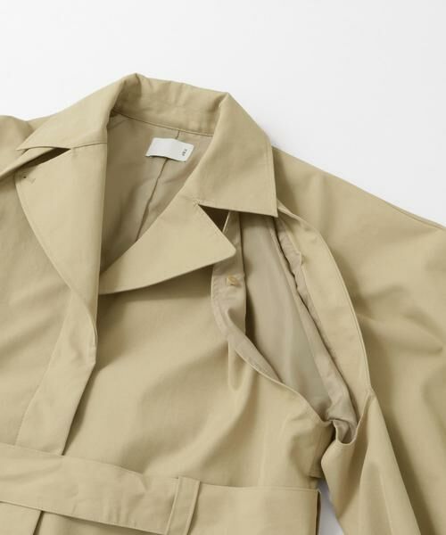 KBF / ケービーエフ トレンチコート | 立体スリーブデザインコート | 詳細12