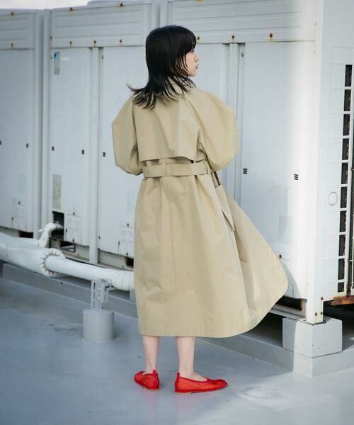 KBF / ケービーエフ トレンチコート | 立体スリーブデザインコート | 詳細7