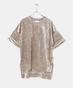 KBF / ケービーエフ Tシャツ | クラッシュベロアBIG Tシャツ