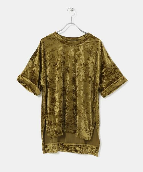 KBF / ケービーエフ Tシャツ | クラッシュベロアBIG Tシャツ | 詳細4