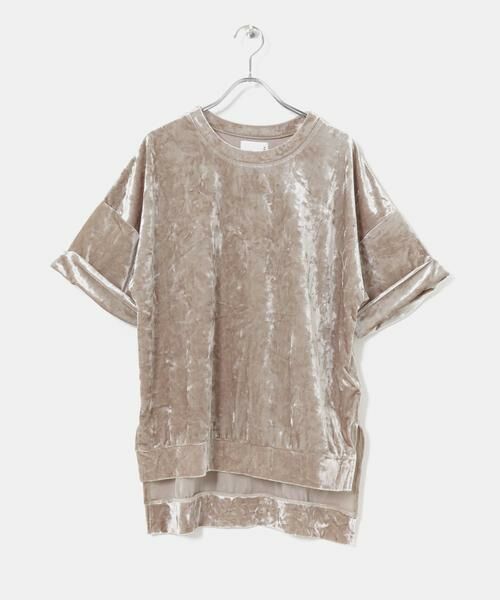 KBF / ケービーエフ Tシャツ | クラッシュベロアBIG Tシャツ | 詳細5