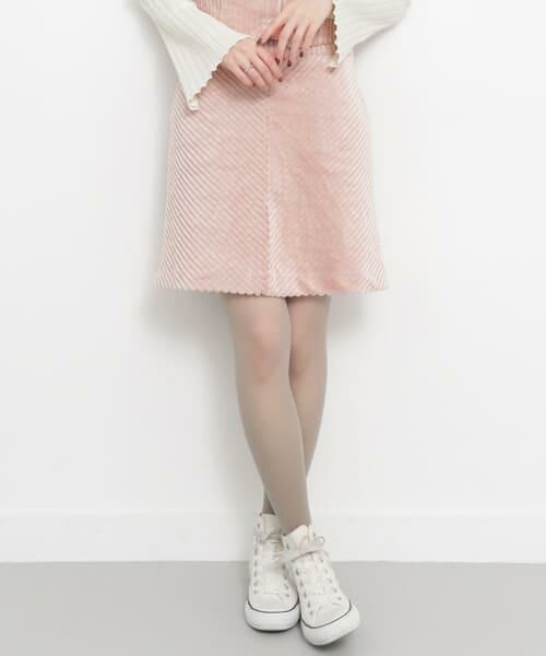 KBF / ケービーエフ スカート | ワイドコーデュロイミニスカート∴ | 詳細2