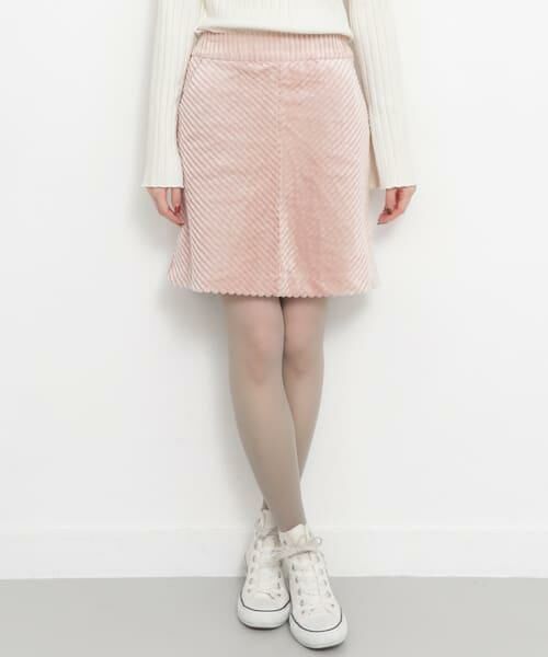 KBF / ケービーエフ スカート | ワイドコーデュロイミニスカート∴ | 詳細3