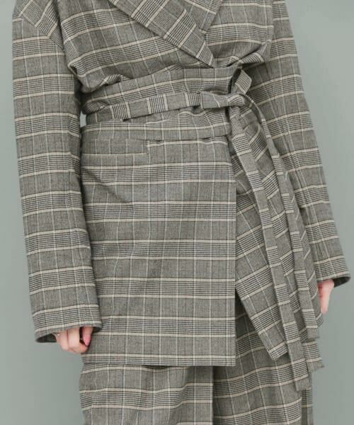 KBF / ケービーエフ ベルト・サスペンダー | チェックワイドベルト∴ | 詳細1