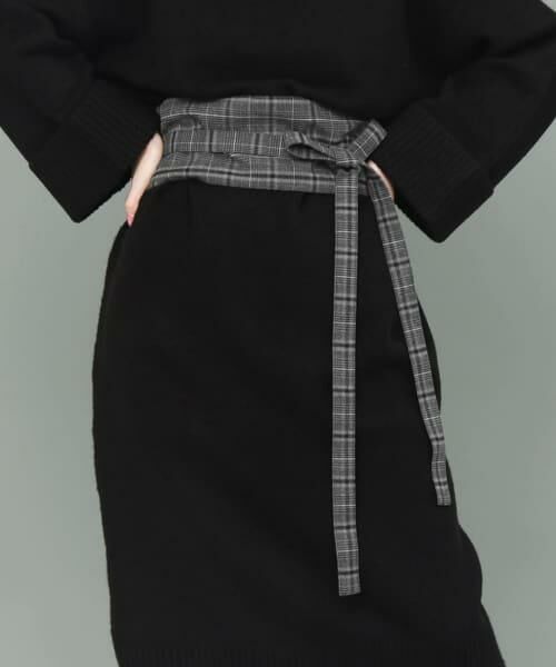 KBF / ケービーエフ ベルト・サスペンダー | チェックワイドベルト∴ | 詳細2
